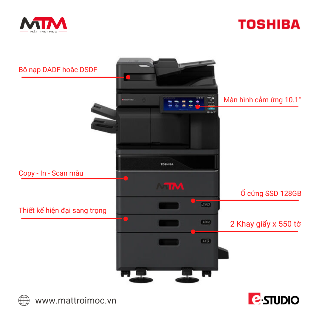 Máy Photocopy A3 Đen Trắng Toshiba E-Studio 3028A